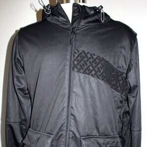 Ride Arsenal Black Fleece Lined Snowboarding Jacket Men's Small